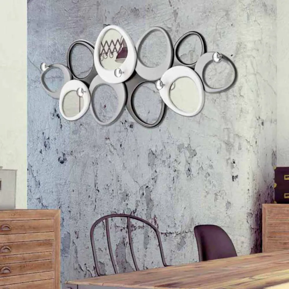 Wieszak ścienny design Molecole by Viadurini Decor Viadurini