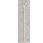 Wieszak ścienny metalowy z 2 haczykami i lampką LED Made in Italy - Osmio Viadurini