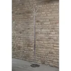 5-ramienny wieszak podłogowy ze stali i przezroczystego akrylu - Gloriano Viadurini