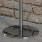 5-ramienny wieszak podłogowy ze stali i przezroczystego akrylu - Gloriano Viadurini