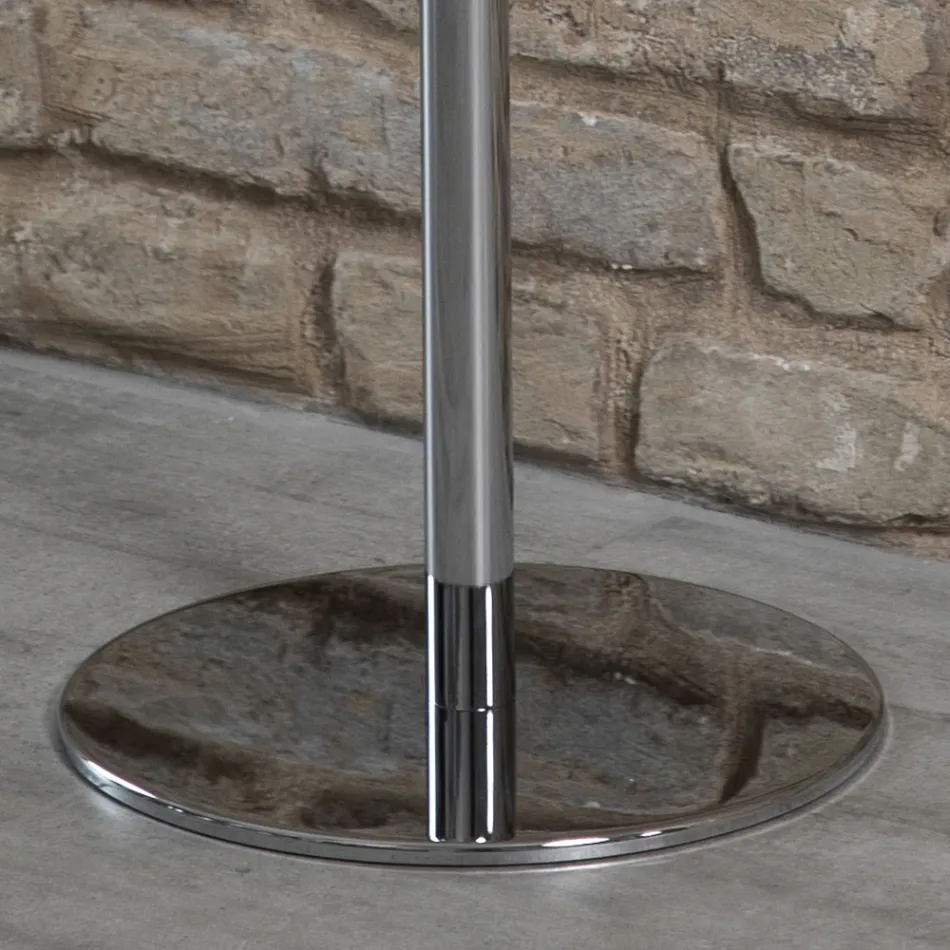 5-ramienny wieszak podłogowy ze stali i przezroczystego akrylu - Gloriano Viadurini