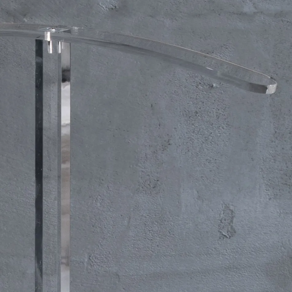 Niezbędny przezroczysty akrylowy kryształowy wieszak podłogowy - Gingergo Viadurini