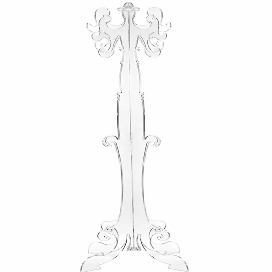 Wieszak podłogowy, klasyczny design, w pleksi Giave Viadurini