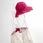 Kaktusowy, przezroczysty, nowoczesny design wieszak na podłogę, wykonany we Włoszech Viadurini