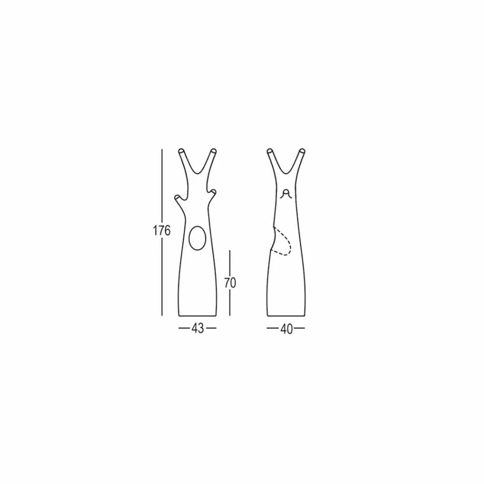 Stojak na drzewo z polietylenu Made in Italy - Oldia Viadurini