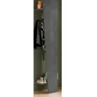 Ukośny wieszak na ubrania z błyszczącego białego drewna lub łupka - Joris Viadurini