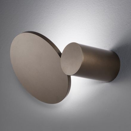 Obrotowa metalowa lampa ścienna 345° Made in Italy - Lumi Viadurini