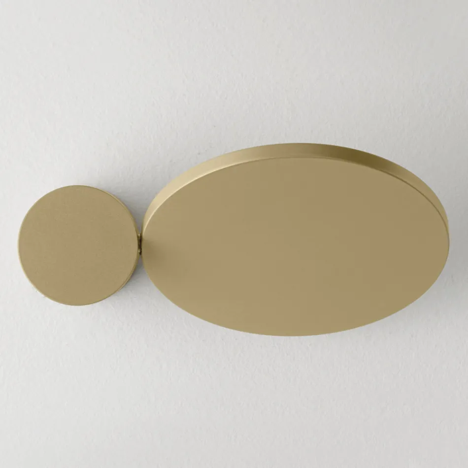 Obrotowa metalowa lampa ścienna 345° Made in Italy - Lumi Viadurini