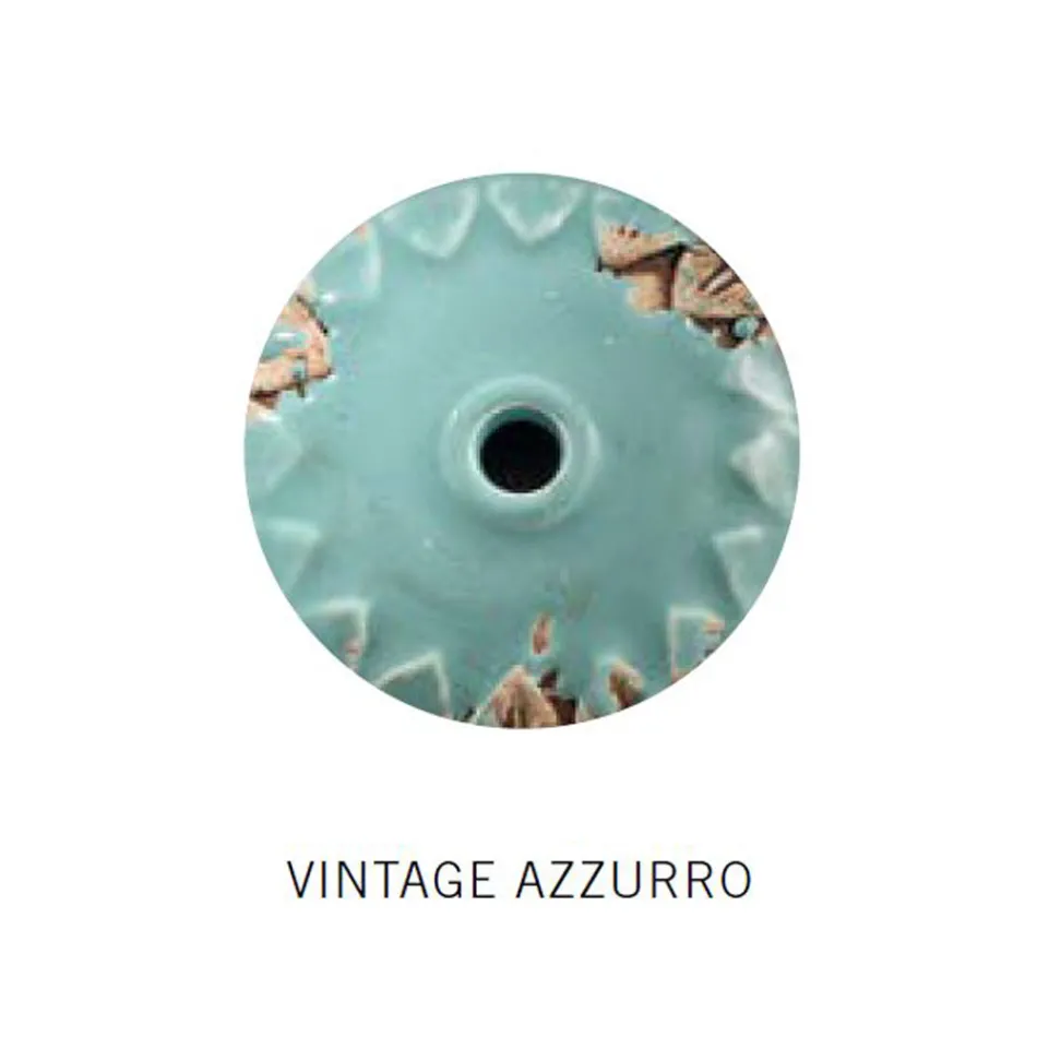 Kinkiet z 3 reflektorami przemysłowymi Artisan z żelaza i ceramiki - Loft Viadurini