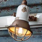 Aplikacja dwa reflektory Amelia Ferroluce rzemiosła Viadurini