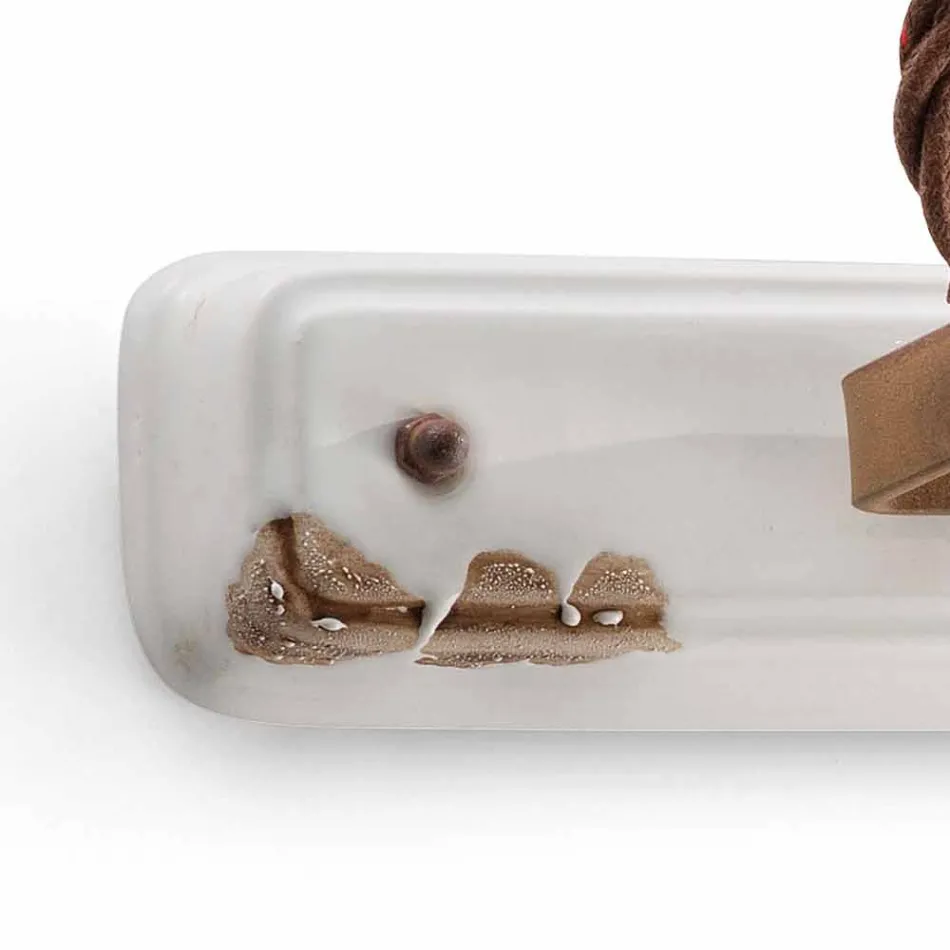 Aplikacja dwa reflektory Amelia Ferroluce rzemiosła Viadurini