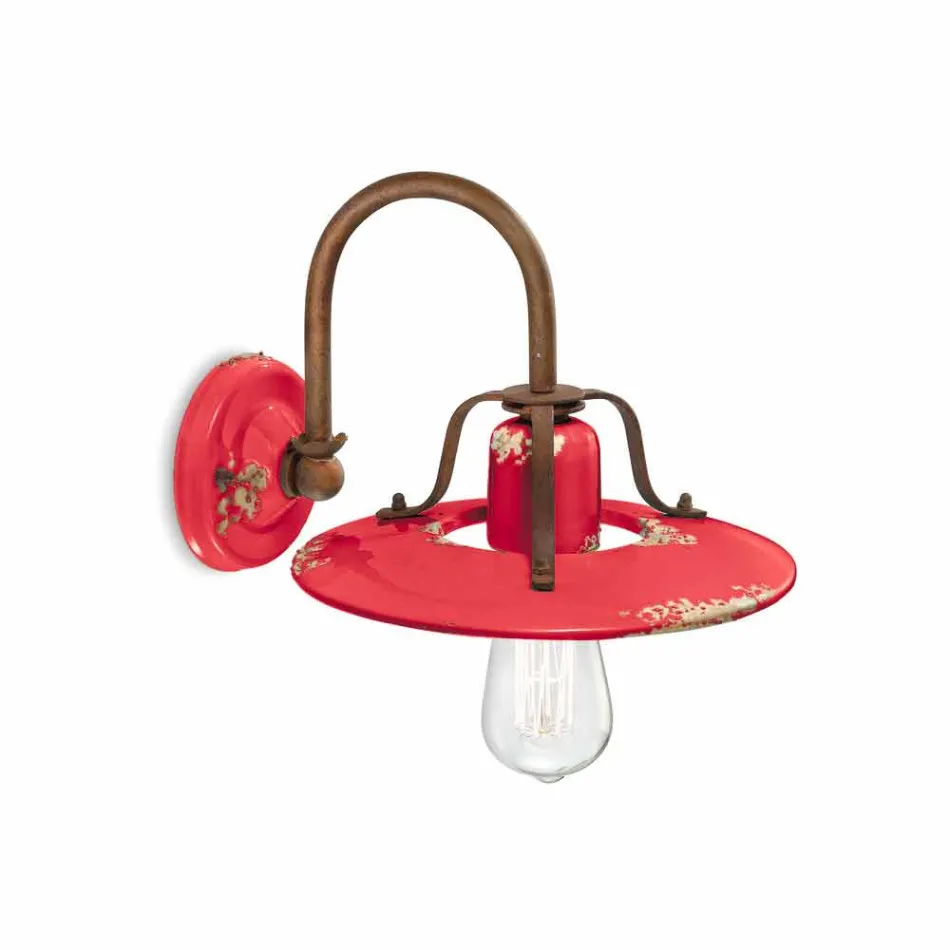 Aplikacja kraju spotlight w metalu i ceramiki Gladys Ferroluce Viadurini