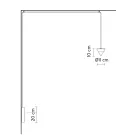 Kinkiet z czarnego aluminium i stożka Świetny minimalistyczny design - Mercado Viadurini