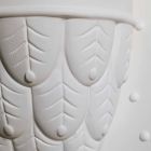 Kinkiet ścienny 2 światła w matowej białej ceramice Nowoczesny design Sowa - Sowa Viadurini