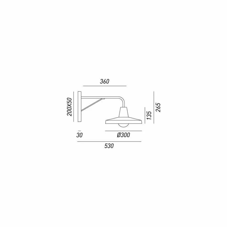 Ściany do ściany w stylu industrial antyczne żelaza Sally Il Fanale Viadurini