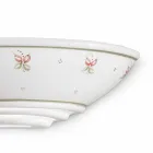 Półksiężycowy kinkiet ścienny z ceramiki ręcznie malowany kwiatowy - Triest Viadurini