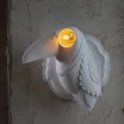 Kinkiet z matowej białej ceramiki o nowoczesnym włoskim designie - Tucano Viadurini