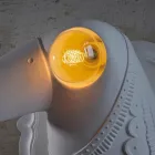 Kinkiet z matowej białej ceramiki o nowoczesnym włoskim designie - Tucano Viadurini