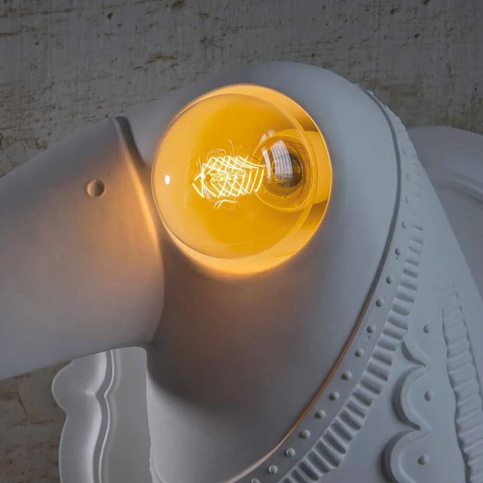 Kinkiet z matowej białej ceramiki o nowoczesnym włoskim designie - Tucano Viadurini