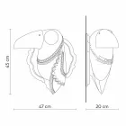 Kinkiet z matowej białej ceramiki o nowoczesnym włoskim designie - Tucano Viadurini