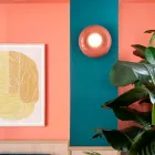 Kinkiet z kloszem ze szkła opalowego Made in Italy - Bumbum Viadurini