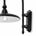 Klasyczny aluminiowy kinkiet zewnętrzny Made in Italy - Campobasso Viadurini