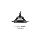 Kinkiet zewnętrzny z aluminium i szkła Made in Italy Vintage - Janira Viadurini