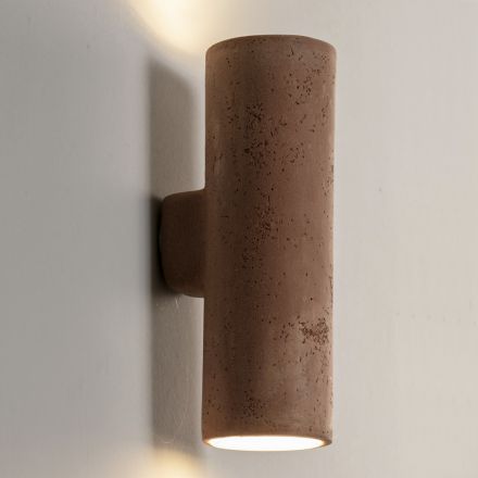 Kinkiet zewnętrzny z kolorowej gliny i PMMA Made in Italy - Toscot Hans Viadurini
