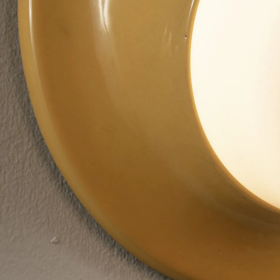 Kinkiet zewnętrzny z majoliki i dmuchanego szkła Made in Italy - Toscot Swinger Viadurini