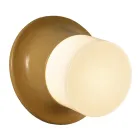 Kinkiet zewnętrzny z majoliki i dmuchanego szkła Made in Italy - Toscot Swinger Viadurini