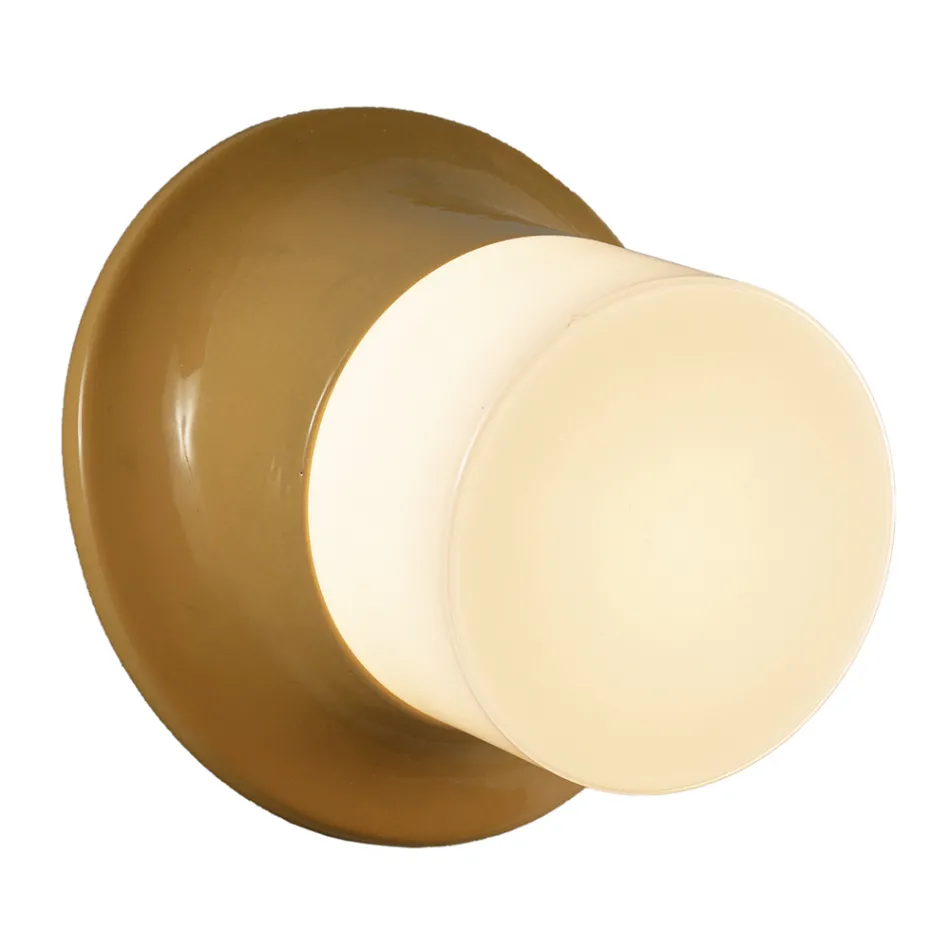 Kinkiet zewnętrzny z majoliki i dmuchanego szkła Made in Italy - Toscot Swinger Viadurini