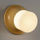 Kinkiet zewnętrzny z majoliki i dmuchanego szkła Made in Italy - Toscot Swinger Viadurini