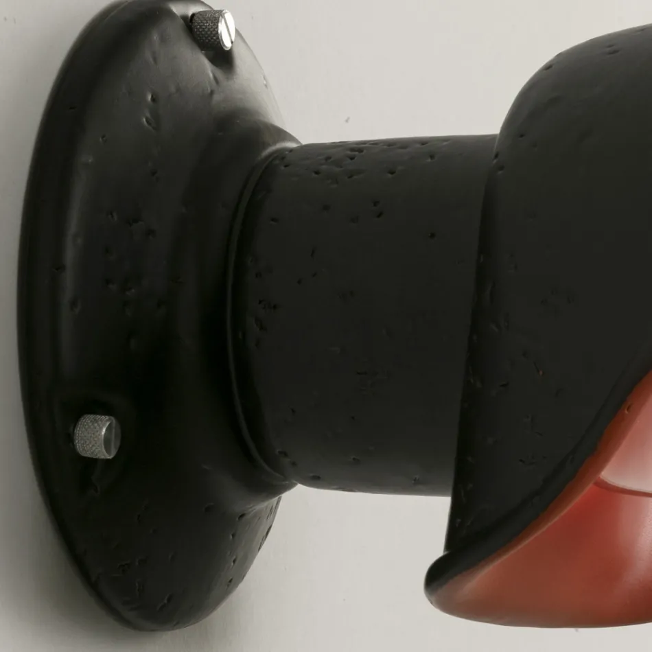 Zewnętrzny kinkiet z toskańskiej majoliki, ręcznie robiony we Włoszech - Toscot Bistrò Viadurini