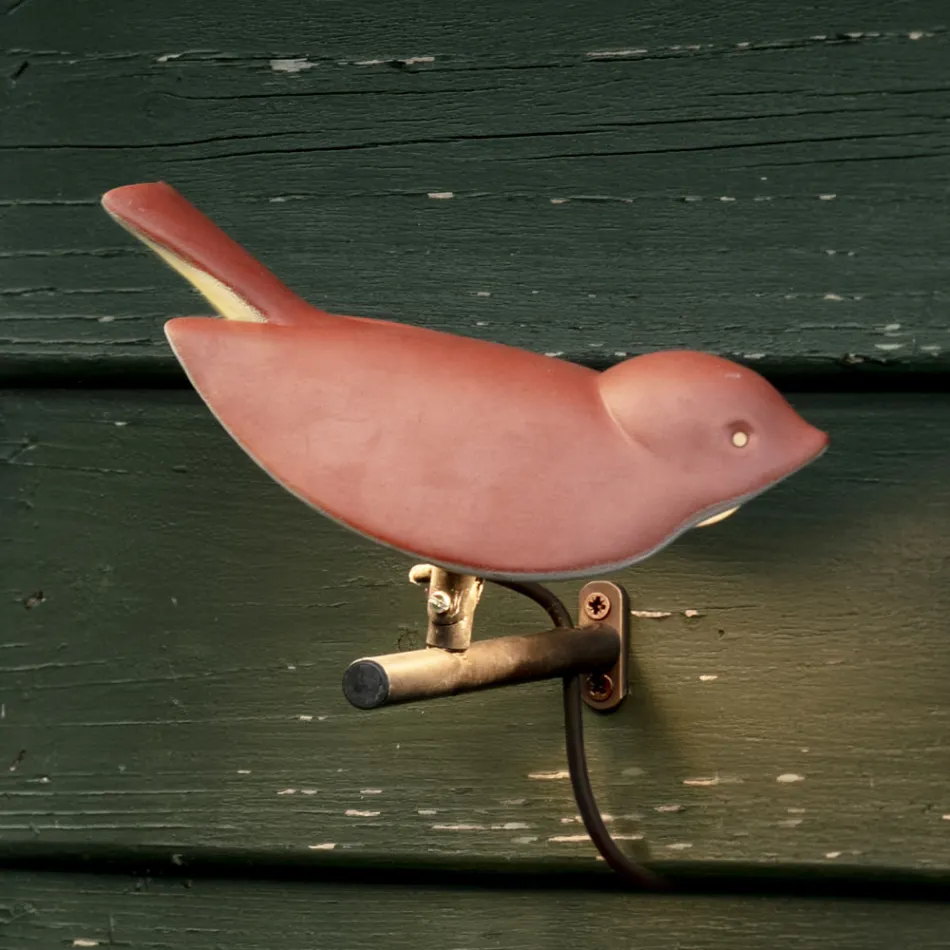 Kinkiet zewnętrzny z emaliowanej toskańskiej majoliki Made in Italy - Uccellino Viadurini