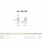 Współczesna zewnątrz mosiądzu i miedzi Attila Viadurini