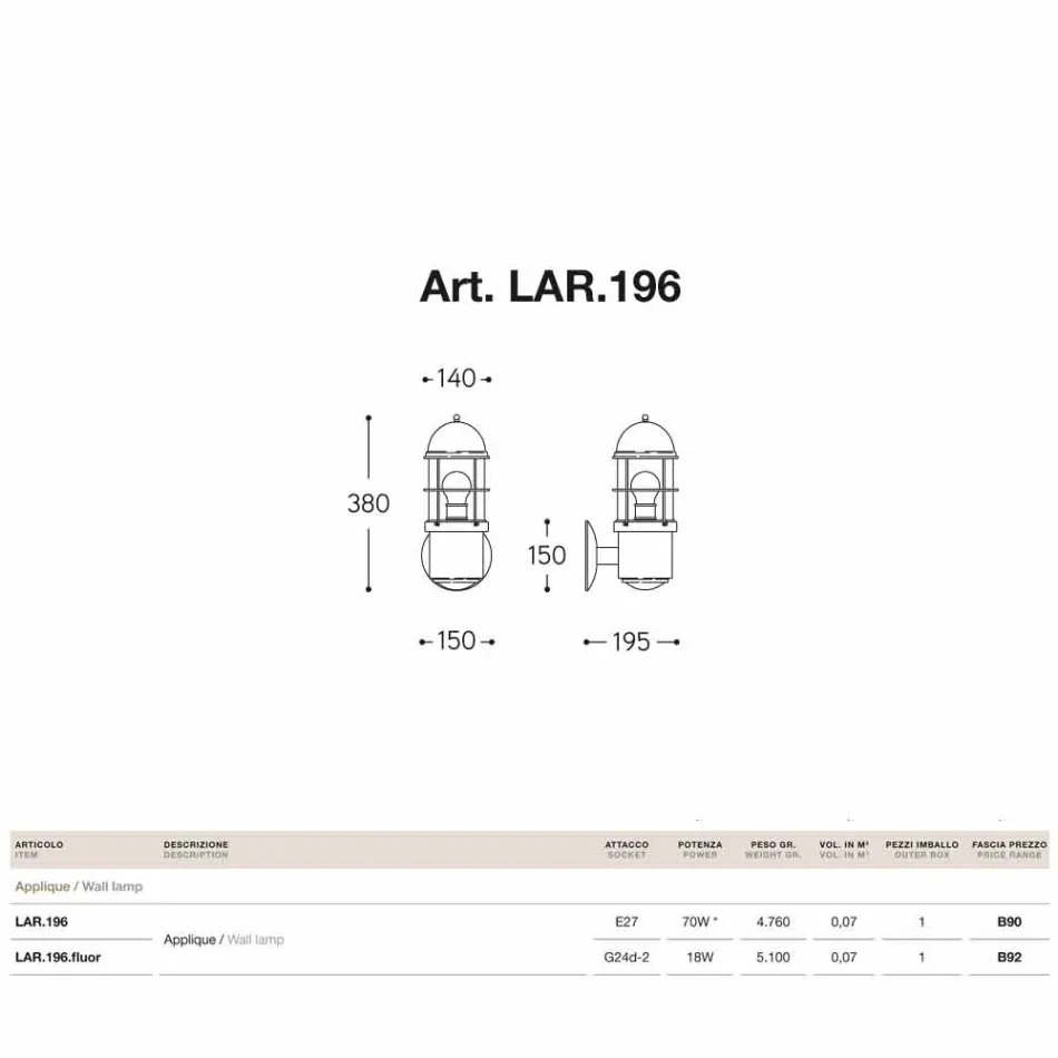 Współczesna zewnątrz mosiądzu i miedzi Attila Viadurini