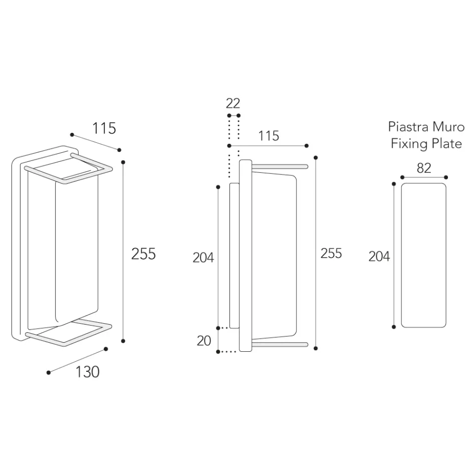 Kinkiet zewnętrzny w stylu vintage z mosiądzu, E27 i eleganckie światło - kryształ Viadurini