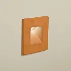 Kwadratowa kinkiet zewnętrzny, kolorowa terakota Square - Toscot Viadurini