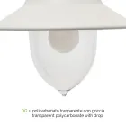 Kinkiet zewnętrzny w stylu vintage z aluminium Made in Italy - Cassandra Viadurini