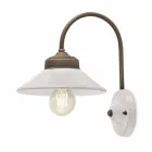 Światła w kolorowe ściany ceramiczne i mosiężne Alicja Ferroluce Viadurini