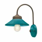 Światła w kolorowe ściany ceramiczne i mosiężne Alicja Ferroluce Viadurini