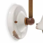 Ceramiczne kinkiety ścienne i metalu Skyler stylu przemysłowych Viadurini