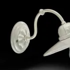 Światło w błyszczący ceramicznych ścian Ferroluce Retro Viadurini