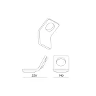 Kinkiet z przeszklonej majoliki toskańskiej Made in Italy - Toscot Vivaldi Viadurini