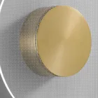 Nora – metalowa lampa ścienna z dyfuzorem z pleksiglasu z mikrokropkami Viadurini