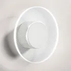 Nora – metalowa lampa ścienna z dyfuzorem z pleksiglasu z mikrokropkami Viadurini