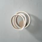 Kinkiet w Złotym Metalu Nowoczesny Design Sypialnia - Point Viadurini