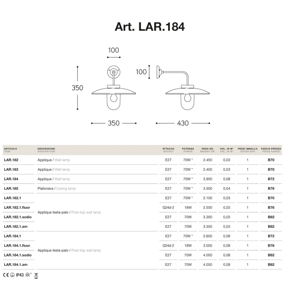 Kinkiet Nabucco marki Aldo Bernardi, oświetlenie w formie mosiężnej linii Viadurini