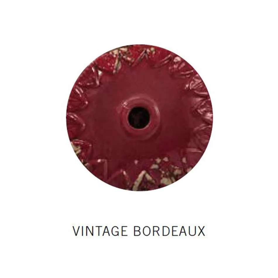 Przemysłowy kinkiet z żelaza i ceramiki ręcznie wykonany - grunge Viadurini