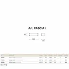 Moda aplikacja małe miedzi i biały metakrylan Viadurini